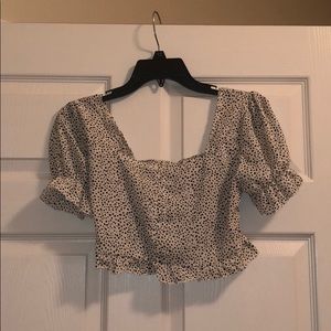 cropped cute shirt